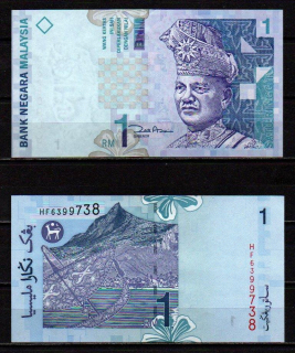 Malajsie 1 Ringgit 1998 UNC P.39